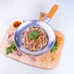 ผัดกระเทียม(ราดข้าว)