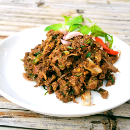 ก้อยหมู(สุก)