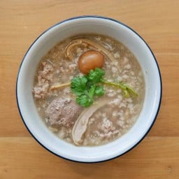 ต้มเกี๊ยมบ๊วยหมูสับลุยไฟ