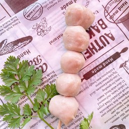 น้ำส้มคั้น 100% & ลูกชิ้นทิพย์ บ้านป่าสักไก่