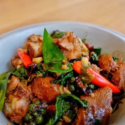 เป็ดรวนผัดขี้เมา