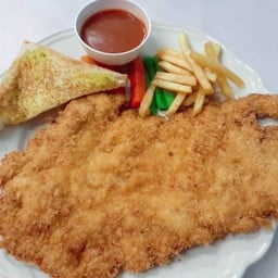 หมู ชุปเกล็ดขนมปัง