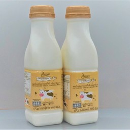 นมสดพาสเจอร์ไรส์จิตรลดา กลิ่นวานิลลา 400มล. (2 ขวด)