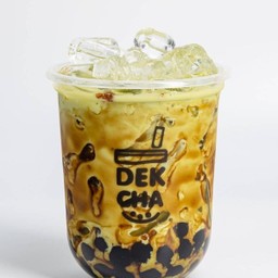 ชาเขียวนมไข่มุกลาวา