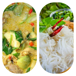 ขนมจีน-แกงเขียวหวานไก่