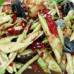 ตำมะม่วงปูปลาร้า