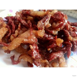 เนื้อแดดเดียวทอด