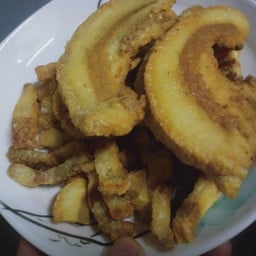 หมูกรอบทอด