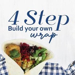สลัดห่อตามใจคุณเลือก 4 step (Build your own wrap salad)