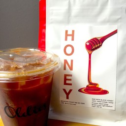 กาแฟดำ (เย็น) Honey Process ดอยแม่อูคอ แม่ฮ่องสอน