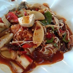 ยำรวมพริกเผา