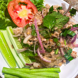 ลาบวุ้นเส้นหมูสับ