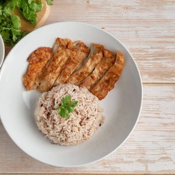 ข้าวมันเห็ดย่าง