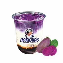 นมฮอกไกโดมันม่วงไข่มุกลาวา