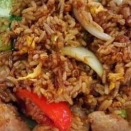 ข้าวผัดโบราณใส่ซีอิ๊วดำ