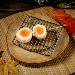 08  Pork egg skewers