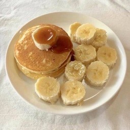 แพนเค้กกล้วยหอม(pancake banana)