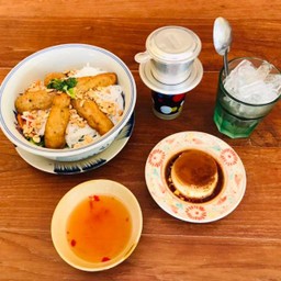 Bun Nem Nuong +Cafe set