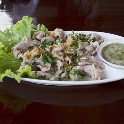 หมูลวกจิ้ม