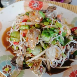 ตำซั่วปูม้า ลาว, ไทย