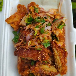 ยำไก่แซ่บ(เป็นกับข้าว)