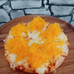 พิซซ่าหน้าฝอยทองชีส(สายหวาน)