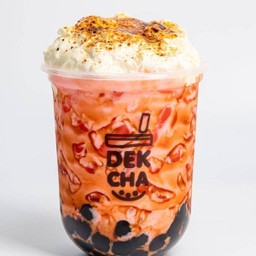 ไวท์ช็อคสตอเบอรี่พ่นไฟ