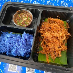 1 แถม 1 ข้าวเหนียวหมูฝอย