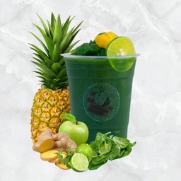 Go Green Combo ( ผักโขม ขิง สับปะรด มะนาว แอ๊ปเปิ้ลเขียว )
