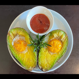 อโวคาโด้อบไข่