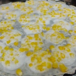 ขนมครกแฟนซีไส้ทะลัก (Kanomkrok fancy)  ตลาดสาธุ3