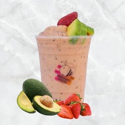 Avocado Strawberry Yogurt