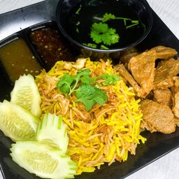 ข้าวหมกบาสมาติเนื้อ