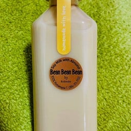 Bean Bean Bean นมถั่วเหลืองผสมอัลมอนด์ homemade
