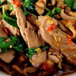 กระเพราเป็ด(กับข้าว)