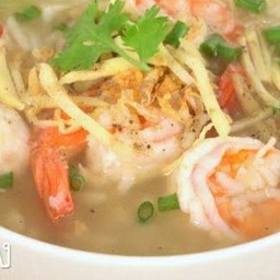 ข้าวต้มกุ้ง+ต้มยำ