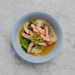 เกี๊ยว+หมูแดง(ไม่เอาเส้น)