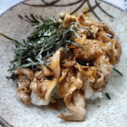 ข้าวหน้าหมูชาบู