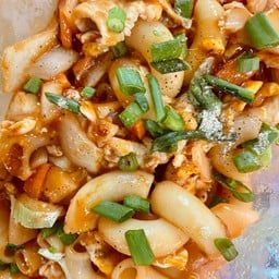 ผัดมักกะโรนีไก่