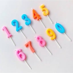 เทียนตัวเลข เลขละ 30 บาท