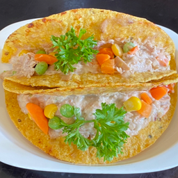 ทาโก้ทูน่าพริกสด