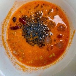 น้ำเต้าหู้ชาไทยทรงเครื่อง