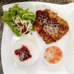 ข้าวหน้าไก่ทอดเทอริยากิ