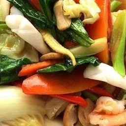 ผัดผักรวม (กับข้าว)