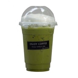 ชาเขียวนม เย็น Iced Green Tea