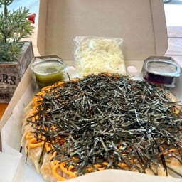 เกี๊ยวซ่าถาดใหญ่ 30 ชิ้น (ใส้หมู) + โนริสาหร่ายสไปซี่ซอส