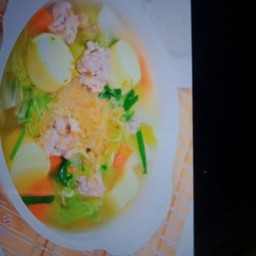 เเกงจืดเต้าหู้หมูสับ