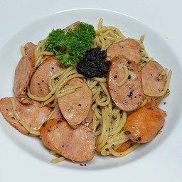 BLACK Truffle Spaghetti Sausage