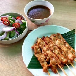 สยามหมูสะเต๊ะ หมู่บ้านสยามนิเวศน์
