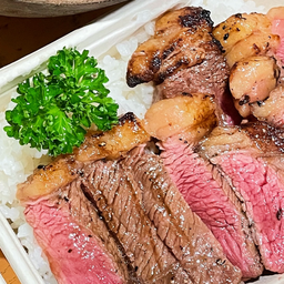 ข้าวหน้าเนื้อย่าง special picanha (size M)